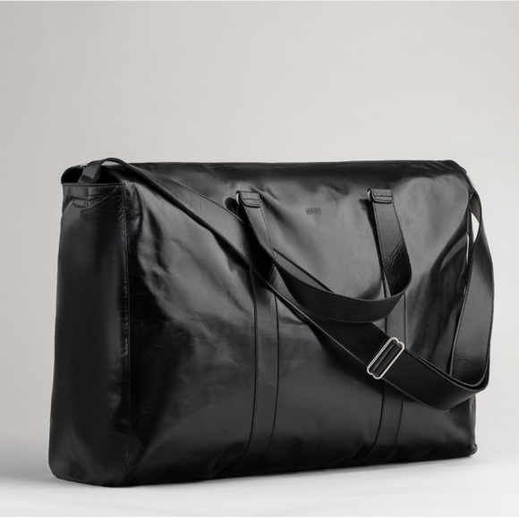 M0851 black leather bag - Picture 2 of 8